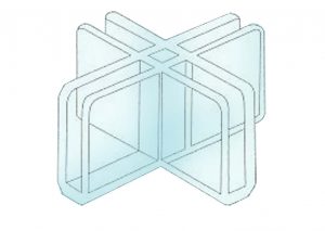 connettori plexiglass