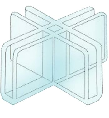 connettori plexiglass